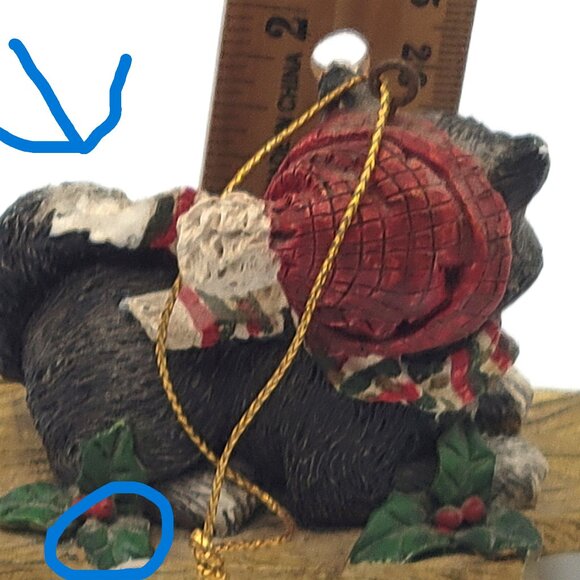 Shiba Inu Puppy Dog  Christmas Tree Ornament Pet Animal Resin Black Tan - Picture 5 of 5